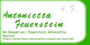 antonietta feuerstein business card